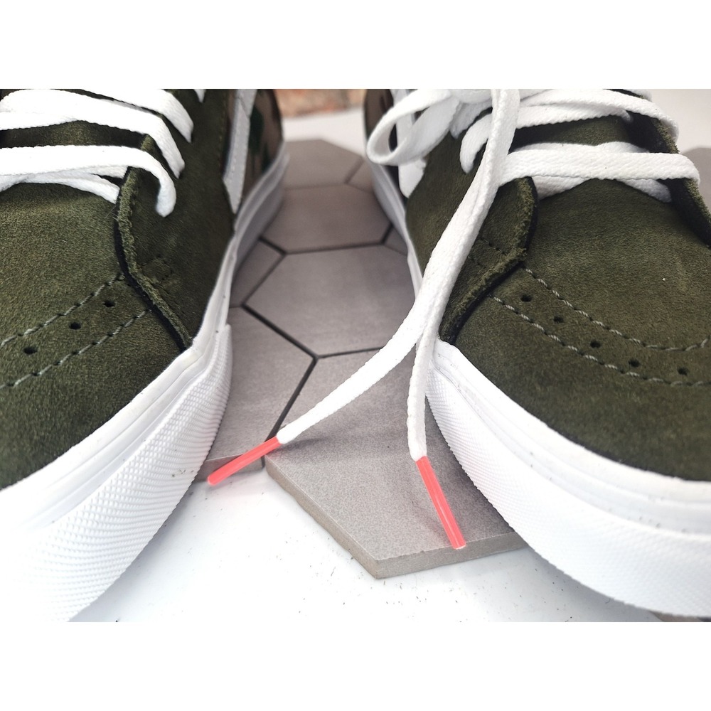 New Vans Sk8-Hi Camo Olive Green High Top Mens 6.5 / Women 8 / Kids 6.5 GS - Picture 4 of 10